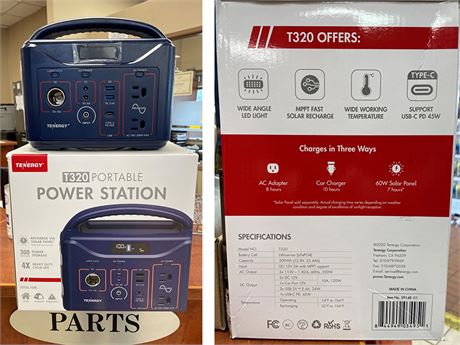 Tenegy T320 Portable Power Station on KamloopsBids